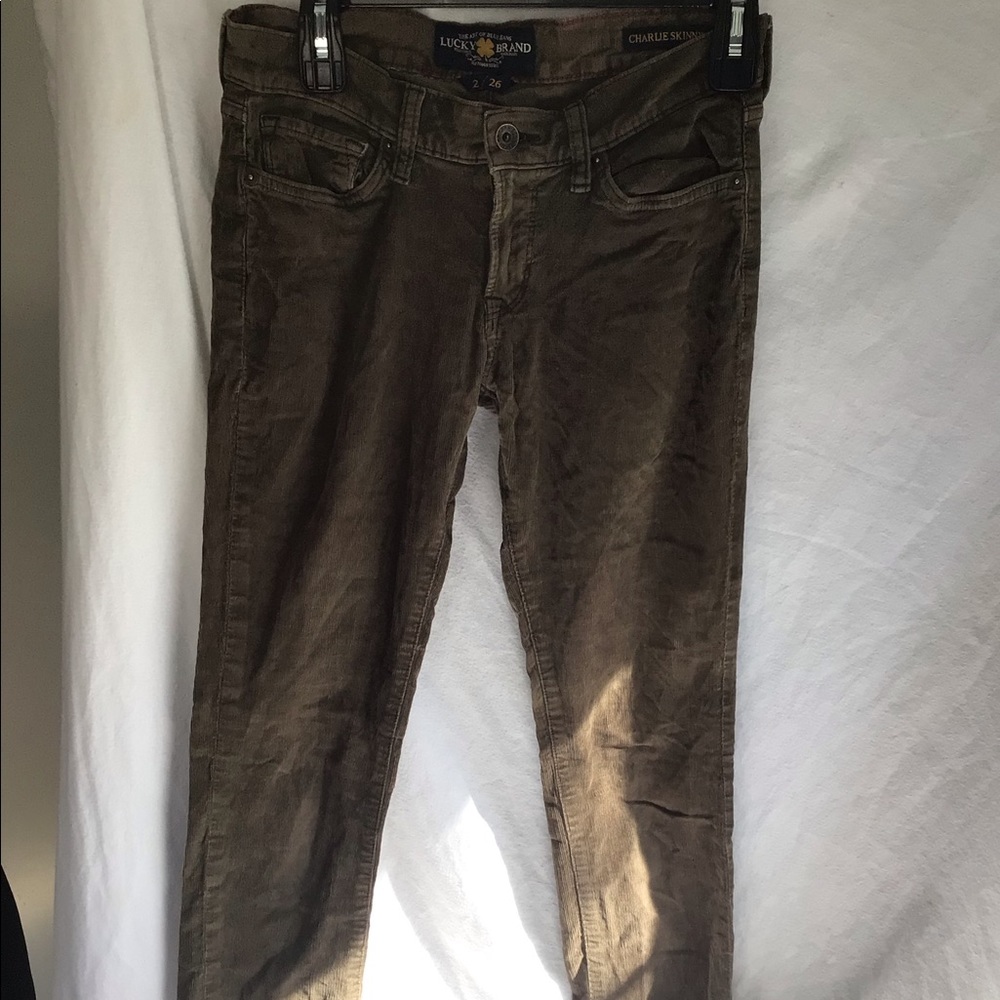 GUC-Lucky Brand Charlie Skinny Corduroy